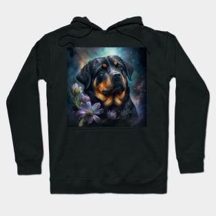 Rottweiler Portrait Hoodie